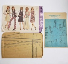 Vintage Simplicity Pattern 6525 Jumper Vest Pants Size 40 &amp; 42 1974 Uncu... - £10.01 GBP