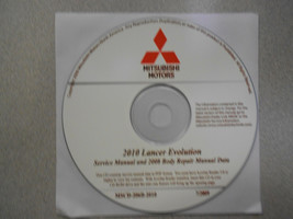 2010 2008 MITSUBISHI LANCER EVOLUTION Service Repair Manual CD FACTORY O... - £54.64 GBP