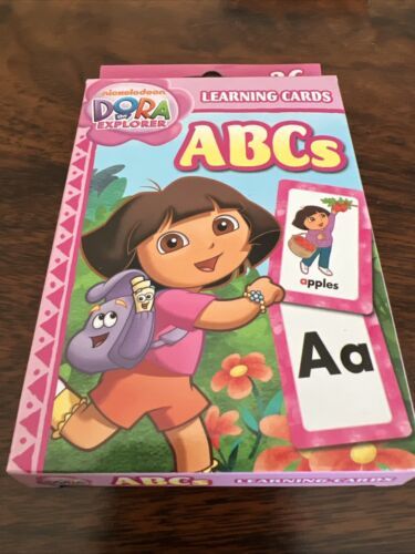 Dora the Explorer learning cards ABC’s