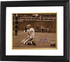 Y.A. Tittle signed New York Giants Blood 16x20 (Sepia) Photo HOF 71 Custom Frame - $134.95