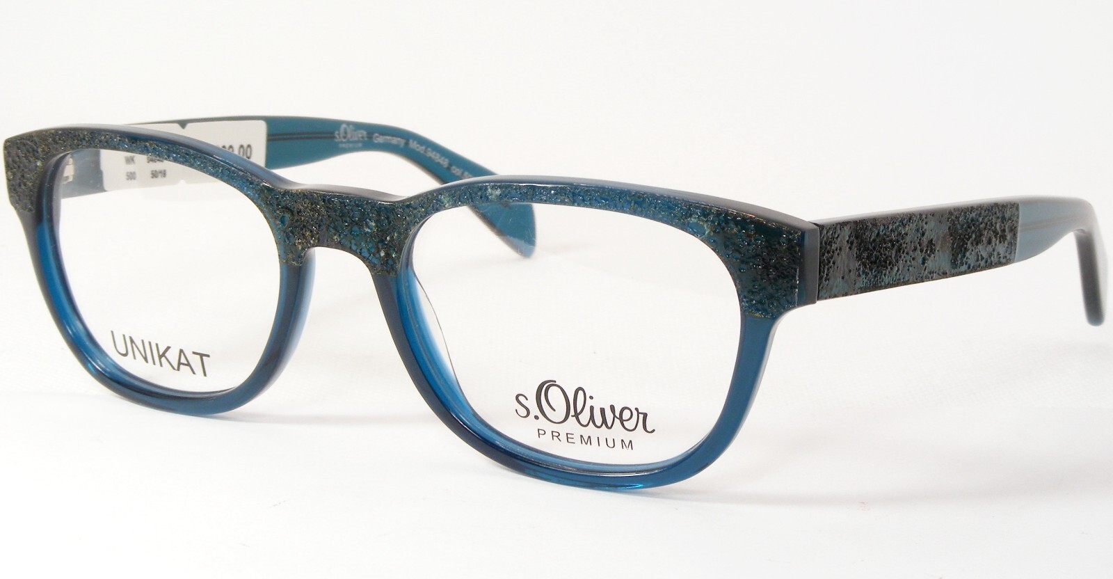 S.Oliver Premium 94848 500 Blaugrün Grün Einzigartig Selten Brille 50-19... - $116.92