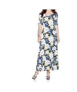 Dinner evening party cocktail Office Women&#39;s stretch Floral maxi dress p... - $67.99
