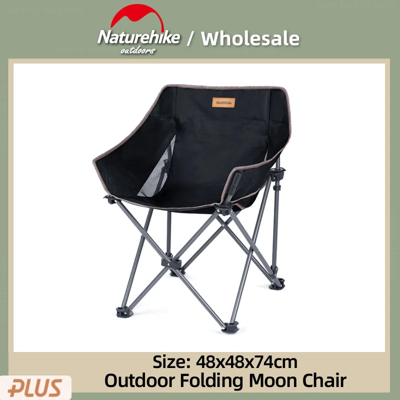 Naturehike Outdoor Travel Ultralight Folding Chair 600D Oxford Cloth Wear - £130.02 GBP