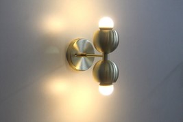Wall Lamp Modern Sconce Light Décor Bedroom Home Led Brass - £104.33 GBP