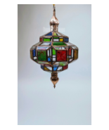 Fireworks metal fanar, Suspended fanar, chiseled metal, hand-made. - $254.39 CAD