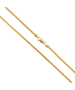 22ct Yellow Gold Foxtail Chain Necklace 22 Inches 2.0mm Width - $3,686.31 CAD