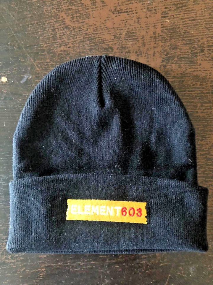 Black  Beanie / Hat, ELEMENT 603 , Adult Size - $9.89