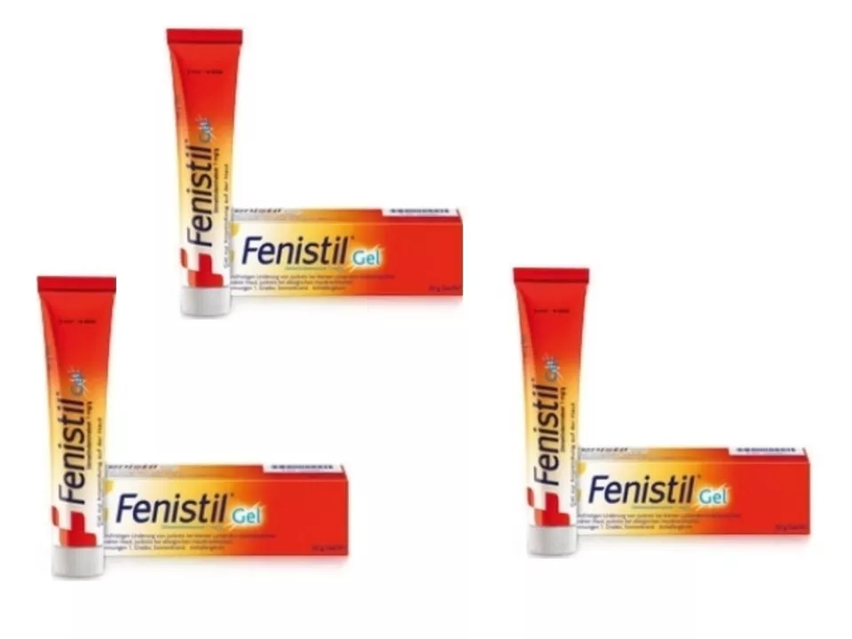 Fenistil Gel Relieves Itching Skin Rashes Insect Bites Sunburns (PACK OF... - $77.29 CAD