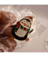 New Enamel  lapel pins- Christmas Penguin - $5.40