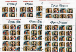 US Stamps/Postage/7  Sheets Sc #3157a Opera Singers MNH F-VF OG FV $44.80 - £22.35 GBP