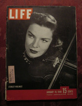 LIFE Magazine January 19 1948 Marcia Van Dyke Middle East Egypt Lauren Bacall - £9.55 GBP