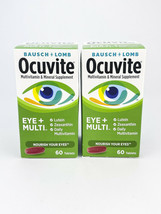 Bausch Lomb Ocuvite Eye Multivitamin Mineral Support Lutein Zinc Exp 6/2... - $48.95