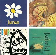 Lot of 4 CDs James EMF Ned&#39;s Atomic Dustbin - No Cases - £2.34 GBP