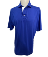 FootJoy Men&#39;s Golf Shirt Pinehills Golf Club Royal Blue Medium - $722.07 MXN