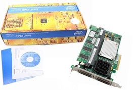 New Intel Raid Controller SRCU42E Dual-Channel U320 SCSI W/ 128MB Cache ... - $82.99