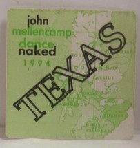 JOHN COUGAR MELLENCAMP - VINTAGE ORIGINAL CONCERT TOUR CLOTH BACKSTAGE PASS - $186.50 MXN