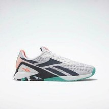 Reebok Men&#39;s Nano X1 Training Sneaker FZ5680 White/Gray/Teal Size 11M - £67.20 GBP