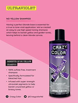 Crazy Color Ultra Violet Anti Yellow Shampoo, 8.45 fl oz image 5