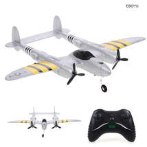 EBOYU FX-816 P38 RC Airplane 2.4GHz 2CH RC Plane Aircraft Outdoor Flight Toys fo - £31.05 GBP