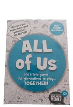 What Do You Meme? All of Us - The Family Trivia Game for All Generations. SEALED - £9.51 GBP