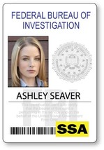 Criminal Minds Ashley Seaver Halloween Costume Or Cosplay Name Badge Tag Magnet - £12.78 GBP