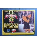 NHL Hockey Boston Bruins Ray Bourque Autograph Signed Page CALENDAR 1998... - $1,884.53 MXN