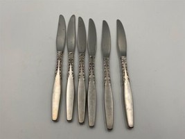 International Lyon Stainless Steel ALHAMBRA Dinner Knives Set of 6 - £29.90 GBP