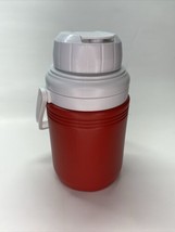 Coleman Drink Thermos 1 Qt VTG Red Made In USA - £5.50 GBP