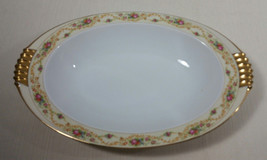 Meito China The Windsor Shape 12&quot; Oval Vegetable Bowl 22K Gold Accents &amp; Trim - £31.37 GBP