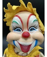 Rushton Clown 1978 Rubber Face Vintage HTF Doll 18” As Is - £180.60 GBP