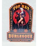 18&quot; Nude Live Girls Top Hat Burlesque dance show review town late night ... - $88.11
