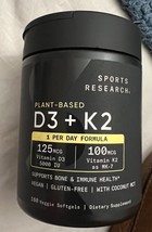 Sports Research D3 +  K2  160 Count ea Plant base exp 12/ 2027 - $29.67