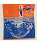 Old Fort Henry The Citadel of Canada Brochure Pamphlet Map Kingston Ontario - $179.99 MXN