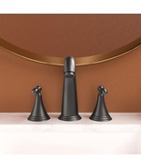 Matte Black 2-Handle Bathroom Faucet (3 Hole) - $111.99