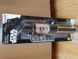 Star Wars Darth Vader Light Saber Silver &amp; Black, Rubies - £12.17 GBP