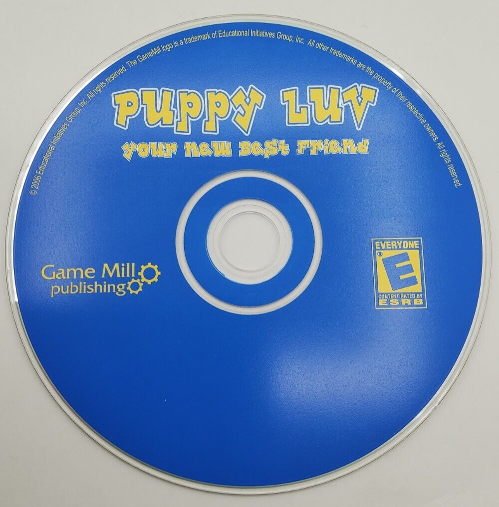 Puppy Luv your new best friend ~ 2006 Interactive  Educational Software ... - $2.96