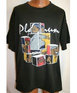 Vintage 90s FAT ALBERT &amp; THE JUNKYARD GANG Rubix Cube Platinum T-SHIRT 2XL  - $39.59