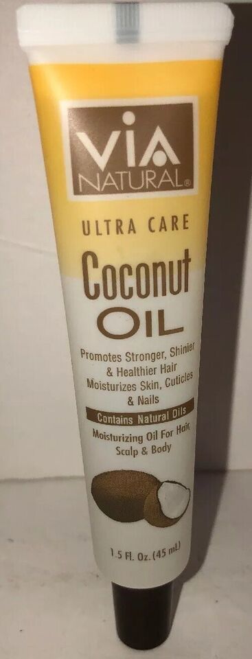 Coconut Oil Via Natural Ultra Care 1.5oz-Brand New-SHIPS N 24 HOURS