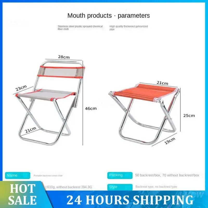 1pc Folding Chair Portable Travel Camping Tool Camping Chair Camping Backrest - £10.75 GBP+