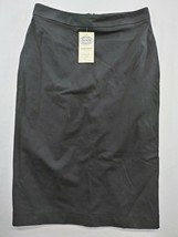 Principino Women&#39;s Size 18 Black Pencil Skirt Polyester Blend Back Zip NEW - £10.82 GBP