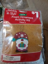 4 Packs Gnome Foam Ornament Activity Kits DIY Gift Tags Makes 20 Total C... - £3.98 GBP