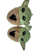 Mandolorian Grogu plush Toddler Slippers Infant 5 6 Baby Yoda Slip On St... - $12.86