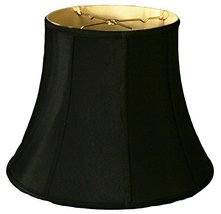 Royal Designs Modified Bell Lamp Shade, Black, 10 x 16 x 12.5 - £67.09 GBP