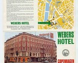 Webers Hotel Brochure Copenhagen Denmark  - $15.84