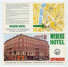 Webers Hotel Brochure Copenhagen Denmark  - £12.44 GBP