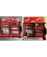 Milwaukee 95 Piece Screw Driver Drill Bit Set Impact Duty SHOCKWAVE Allo... - $59.26