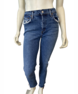 AGOLDE Los Angeles Frayed Pocket Denim Jeans Women&#39;s 27 - $357.46 MXN