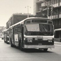 Chicago Transit Authority CTA Bus #8603 Route 38 Indiana B&amp;W Photograph - £7.44 GBP