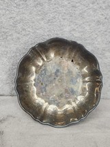 Unbranded Silver Plated Small 5&quot; Round Serving Nut Candy Bowl - £8.17 GBP