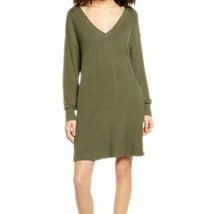 New Socialite V Neck Drop Shoulder Knit Dress Small - £25.86 GBP